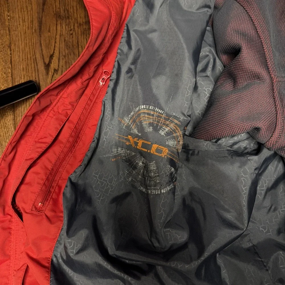 Columbia Men's‎ Large XCO Jacket Red/Grey